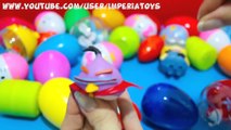32 Surprise Eggs!!! Disney CARS MARVEL Spider Man ĞœĞ°ÑˆĞ° Ğ¸ ĞœĞµĞ´Ğ²ĞµĞ´ÑŒ HELLO KITTY Kinder Surp