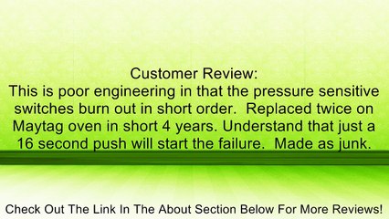 Whirlpool Part Number 5765M440-60: PANL-CNTRL Review