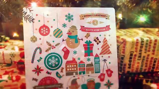 Merry Christmas 2014 - Christmas Greeting Video Animation - Happy New Year 2015 Greetings Cards