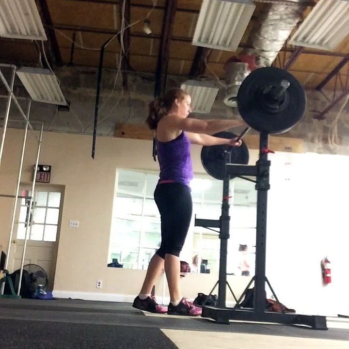 120# push jerk third set