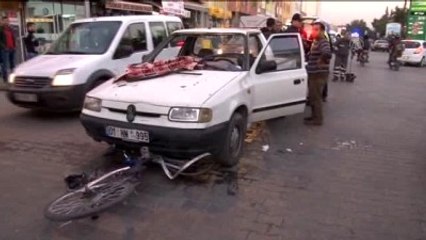 Kamyonetin Çarptığı Bisikletli Çocuk Yaralandı