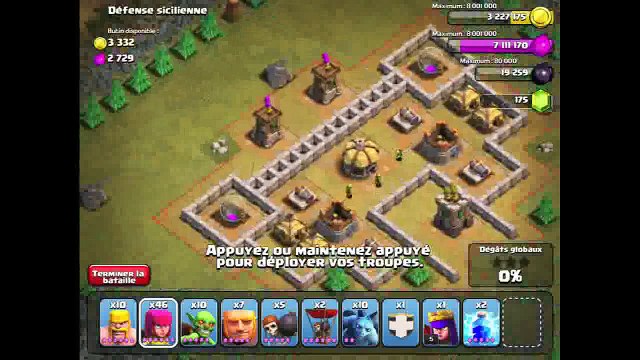 (Campagne solo) Maps 25 30 Sauron défie les goblins Clash Of Clans[1]
