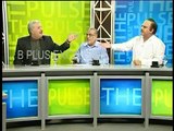 PTI Throws Glass at PPP Guest in Talk Show Pakistan Politics upload by sumamah hamidullah lahoreee