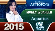 Astrology forecasts for Aquarius in 2015. Videos on Business & Money & Career