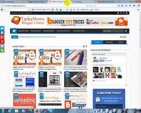 Blogger Tips and Tricks on All your Request TarkaNews Some Blogger Settings