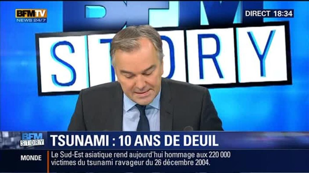 BFM Story: Tsunami, 10 ans après: "L'océan a détruit tout ce qu'il y avait sur son passage", Franck Dargent - 26/12