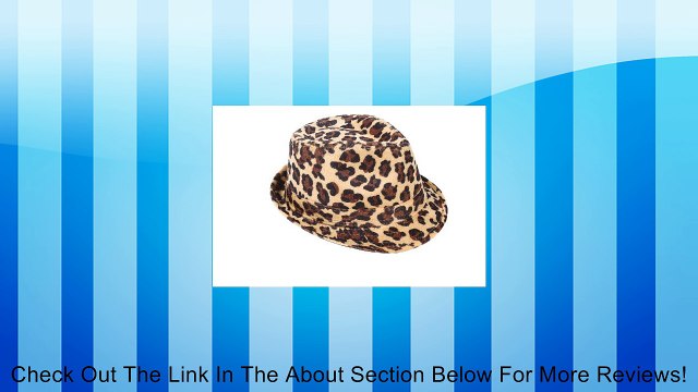 Simplicity Women Fashion Leopard Print Fedora Hat Review