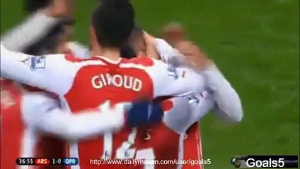 Arsenal 2-1 QPR Full Time Goals and Highlights 26-12-2014