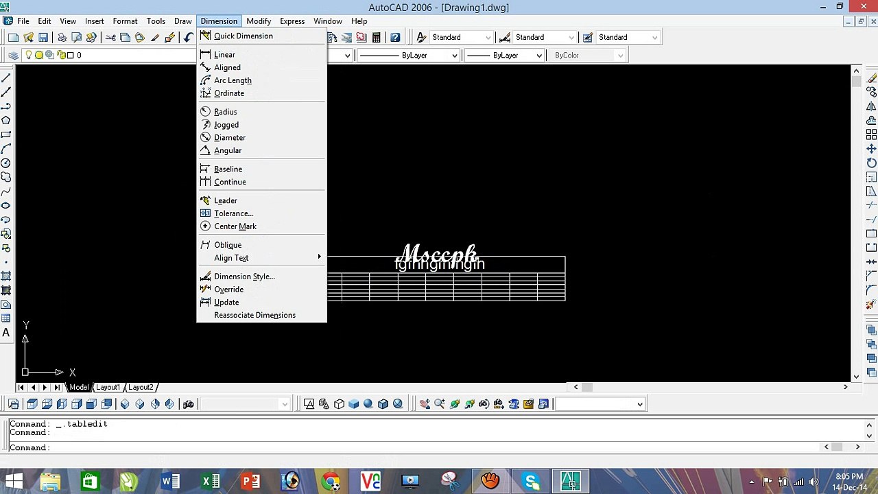 Autocad 2006 Tutorial in Urdu Part (5) 14-12-14