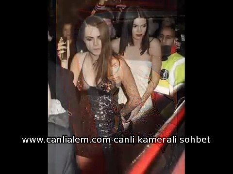Cara Delevingne ile Kendall Jenner Partiye Böyle Gitti
