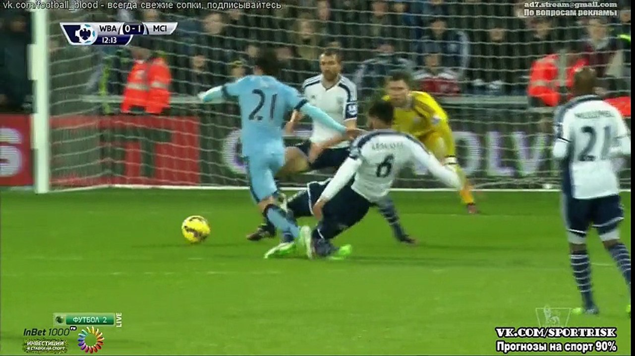 West Bromwich Albion 1 – 3 Manchester City