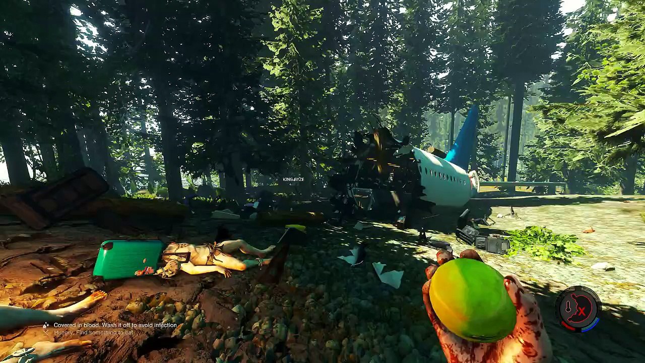 The Forest Co-op Funny Moments - Bad Lungs, Naked Cannibals, Swim Glitch, Bombs!.