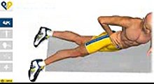 Addominali Six Pack Plank laterale con gambe incrociate