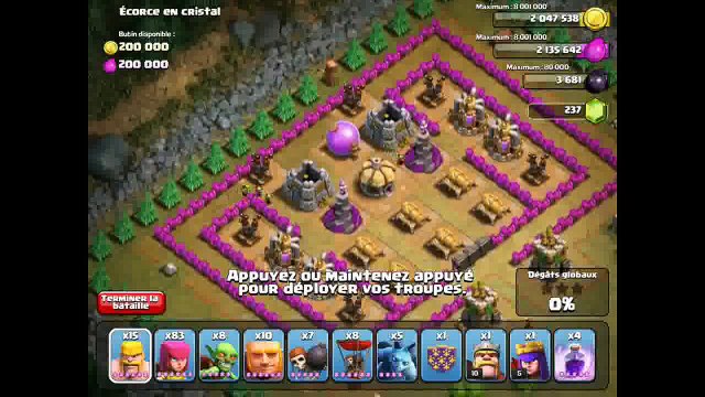 (Campagne solo) Ecorce en cristal Clash Of Clans FR[1]