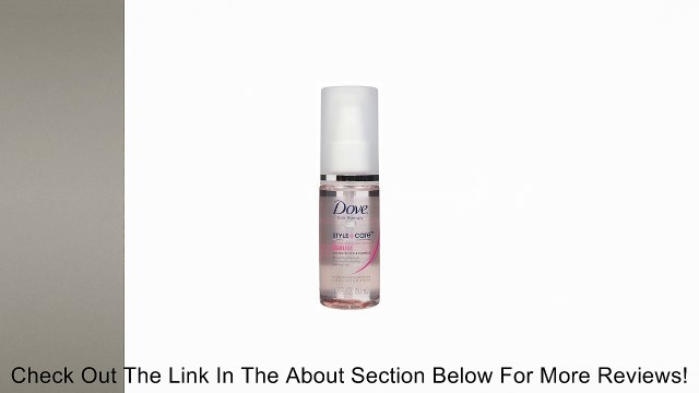 Dove Style + Care Nourishing Dry Ends Serum, 1.7 oz (Quantity of 3) Review