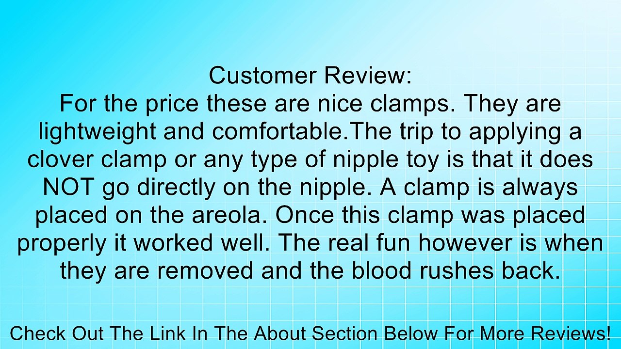 Master Series Ringed Monarch Clover Style Nipple Vice Review