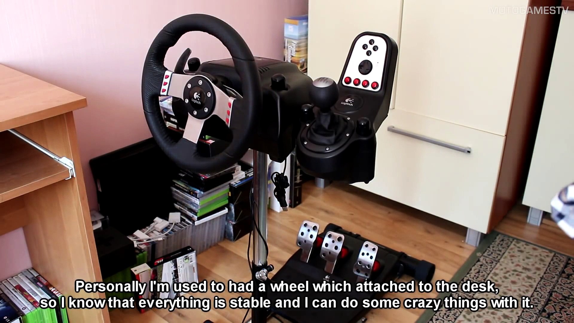 Wheel Stand Pro (Logitech G27) - Recenzja/Review - video Dailymotion