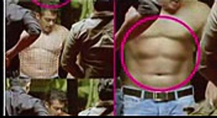 BREAKING NEWS Salman Khans sixpack abs fake