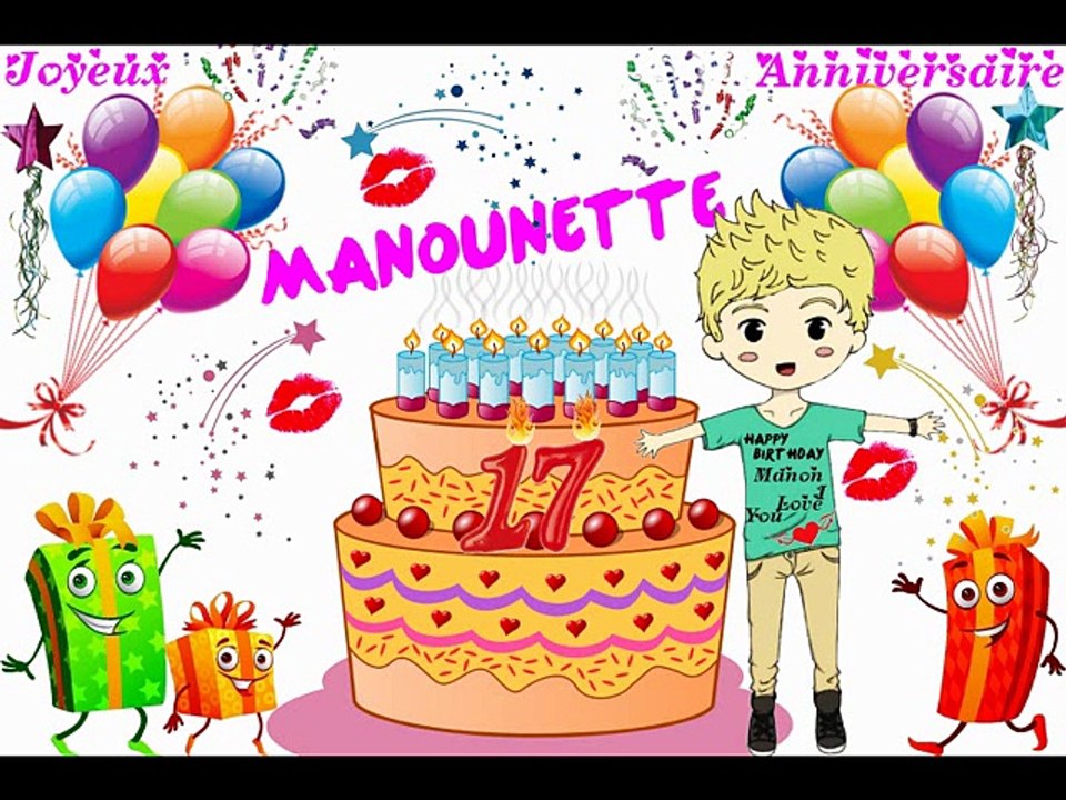Anniversaire Manon
