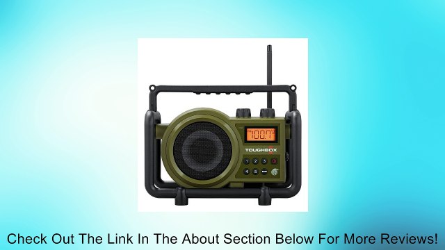 Sangean TB-100 (Toughbox) AM/FM/AUX-In Ultra Rugged Digital Tuning Rechargeable Radio (Green) Review