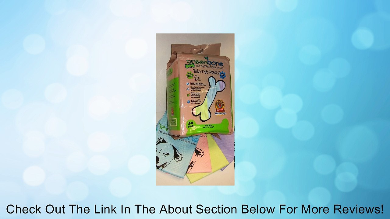 Greenbone Biobase Training Pads, 30-Pack Review