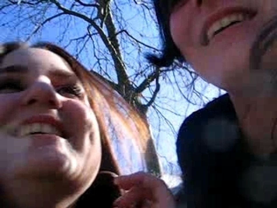 Mimine & I dans la cour =]