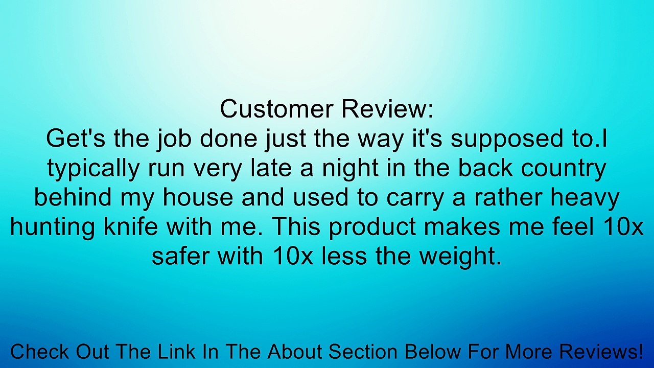 Blast Knuckle Stun Gun 950K Volts w/ Holster - 1 YEAR WARRANTY Review