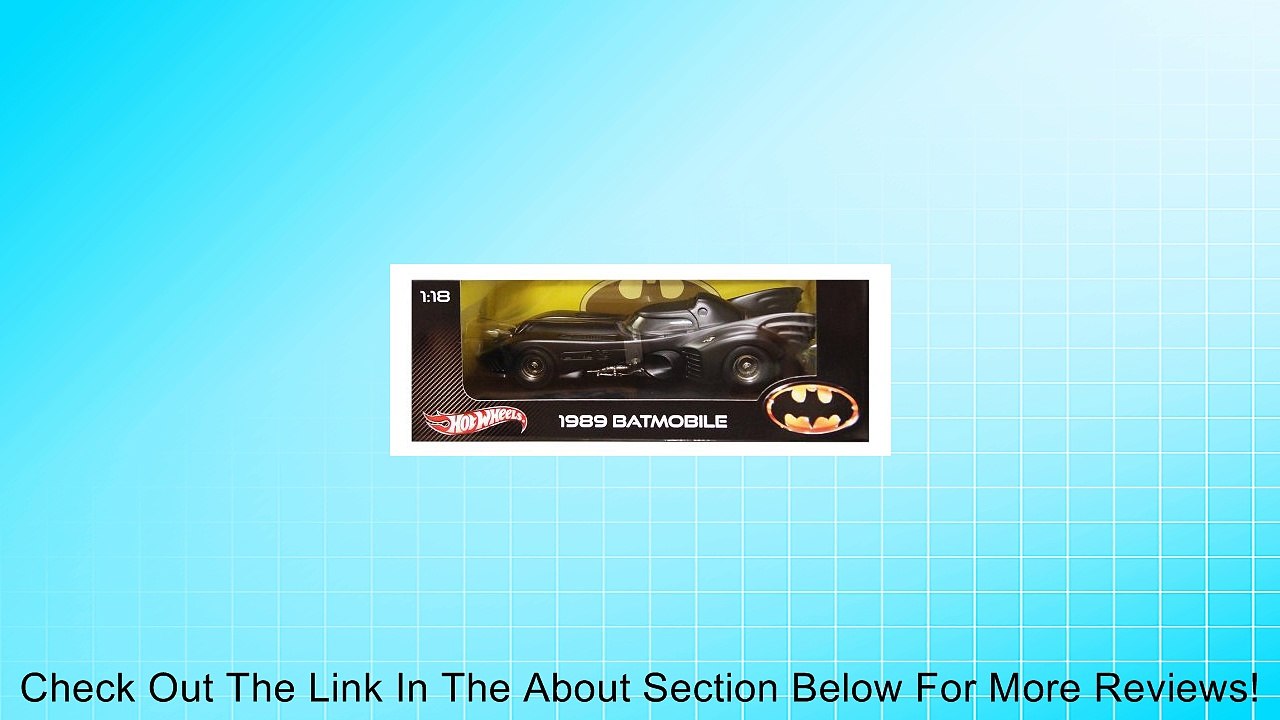 1989 Batmobile 1/18 by Hotwheels X5533 Review