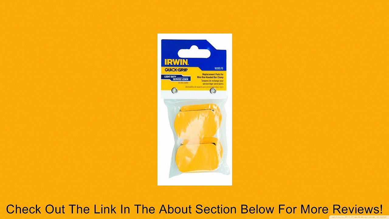 Irwin Tools 1826578 Quick-Grip Replacement Pads for Mini Clamps, 4-Pack Review