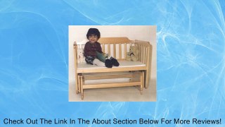 LA Baby Gliding Cradle with Day Bed, Natural Review