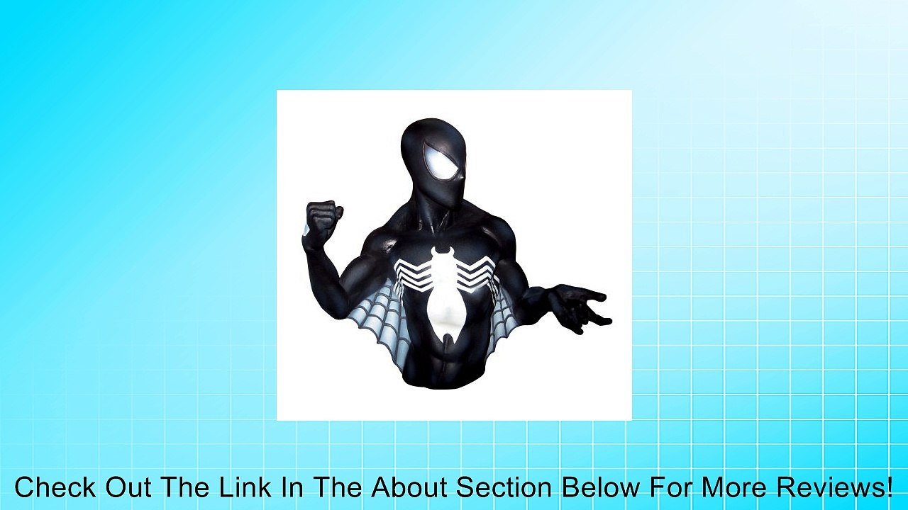 Marvel Spider-Man Black Costume Bust Bank Review