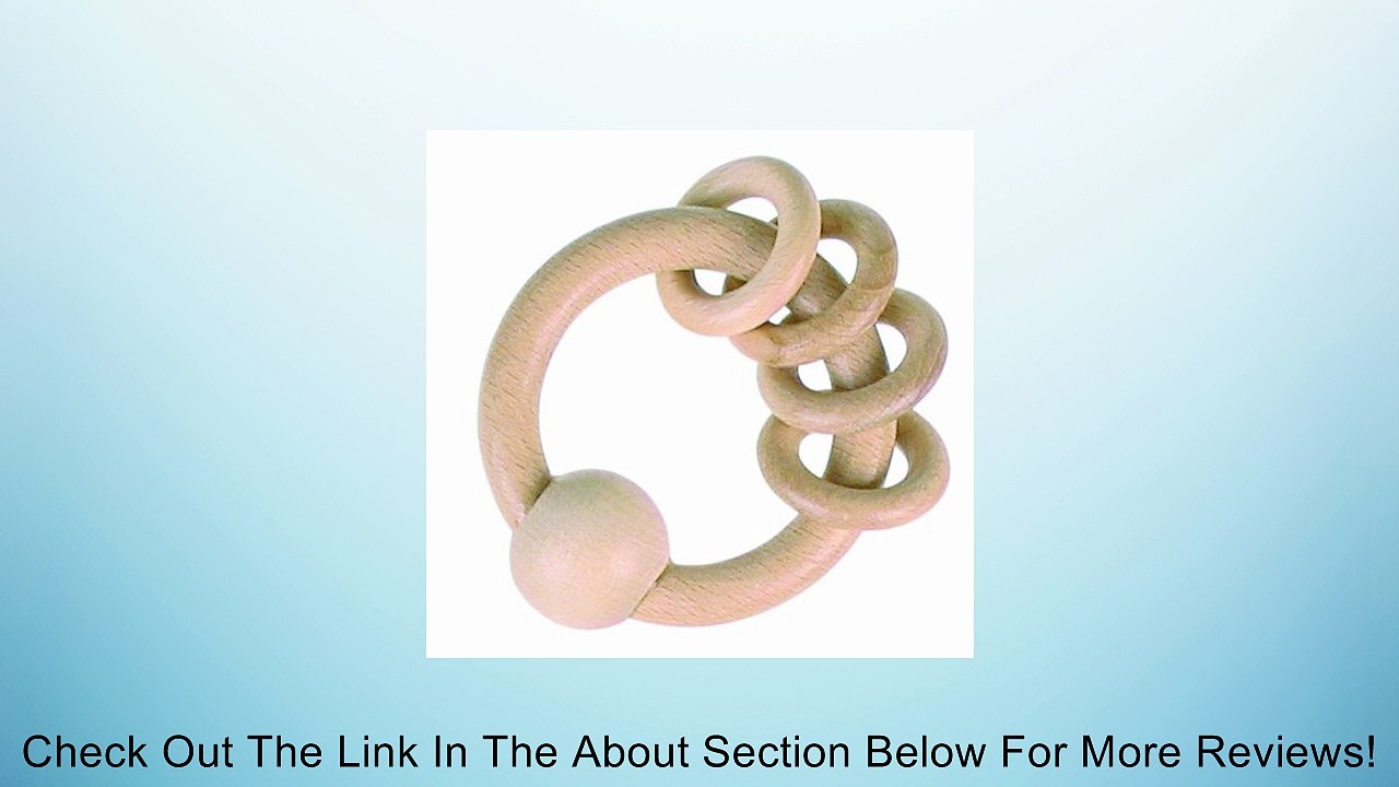 Heimess Wooden Ring Rattle/Grasping Baby Toy - Beeswax Review