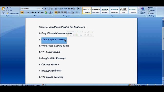 Top 8 WordPress Plugins - How to & Tutorial - Best for Beginners