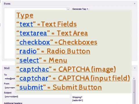 Tutorial Contact Form 7 (Wordpress plugin)