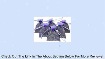 Zziggysgal Twelve Lovely 3x4" Sachets Filled with Organic French Lavender & Decorated with a Ribbon Rosette Review