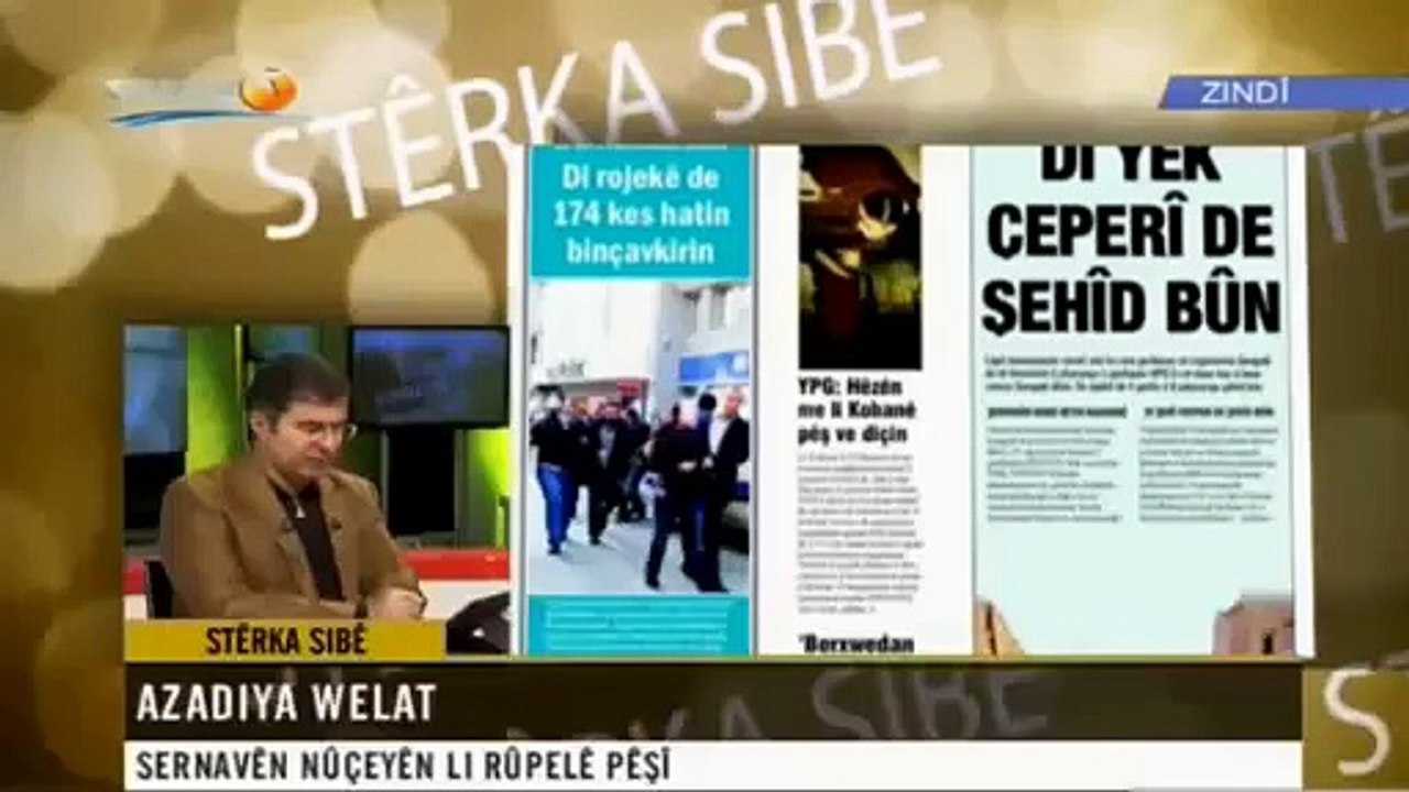 Pêşmerge û Gerîla li Şingalê bi hev re têdikoşin û ji bo gelê xwe pakrevan jî dibin. Stêrk tv 26ê 12a 2014an