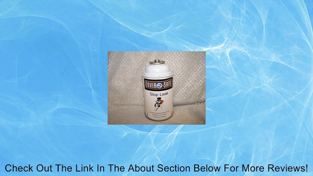 Enviro-Safe R-134a R12 R22 Stop Leak, Stops O-Ring and Seal Leaks, 1 4oz Can Review