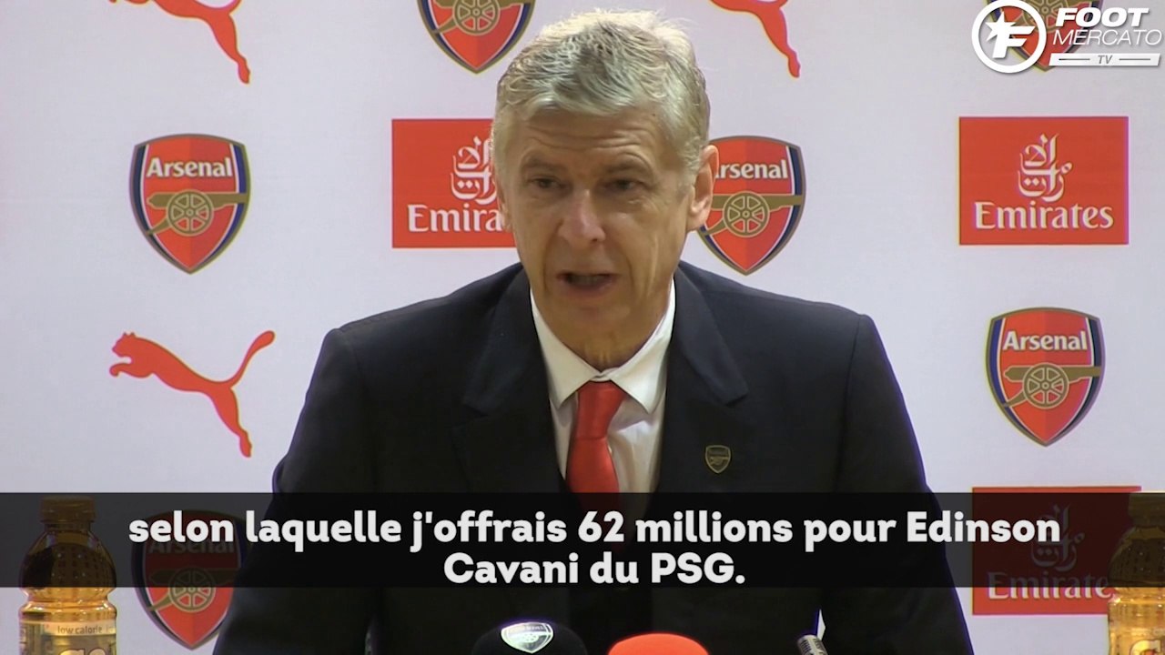 Wenger sort du silence concernant Cavani !