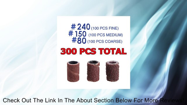 Manicure Pedicure Nail Drill for Natural and Artificial nails + Foot Pedal + Hand piece+ 300pcs Sandind bands Review