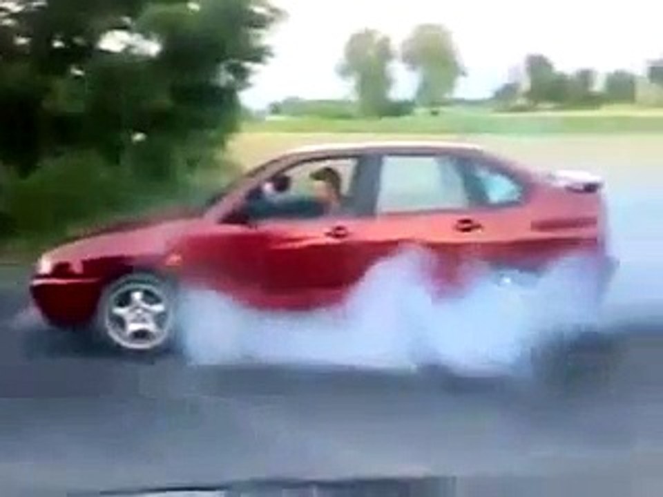 Epic Burnout Funny Video.