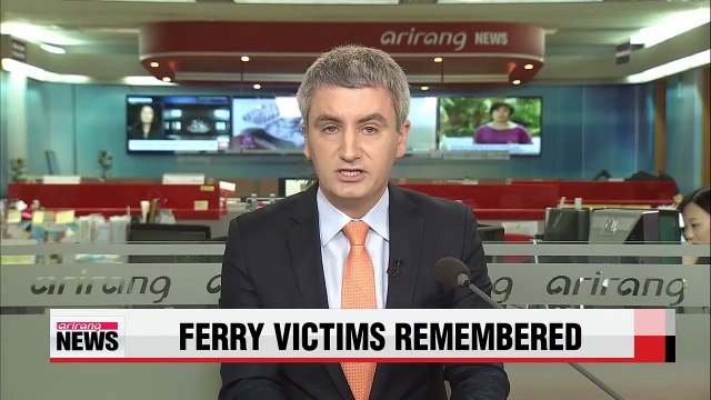 Memorial ceremony held for victims of April's Sewol-ho ferry sinking