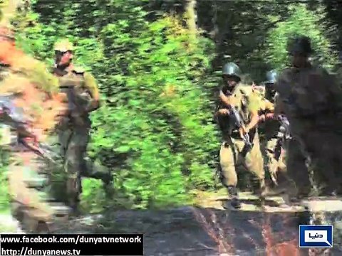 Dunya news- 16 terrorists killed in clash with troops in Orakzai Agency