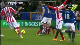 Bojan Krkic goal - Everton vs Stoke City (26.12.2014) Premier League