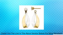 14k Yellow Gold & Oval Dangle Jacket w/ Rhodium and CZ Earrings Metal Wt- 1.12g Review