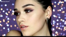 makeup-Peach and Purple makeup tutorial
