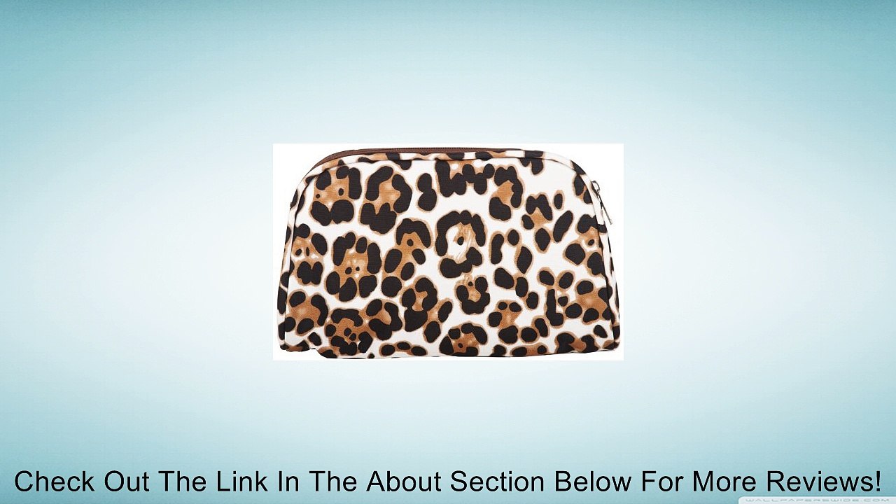 World Traveler Brown Animal Print Makeup Bag Review