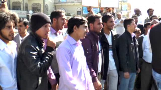 Yemen'de Husi Karşıtı Gösteri
