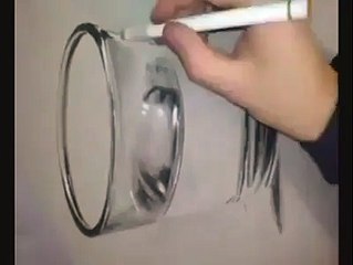 lapes drawing of water glass