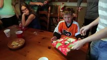 Young Flyers fan receives special gift