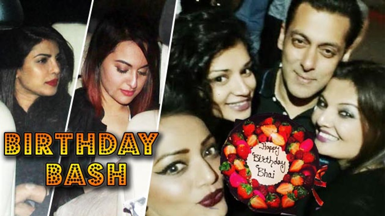 Salman Khan EXCLUSIVE 'Birthday Bash' | Priyanka Chopra, Sonakshi Sinha